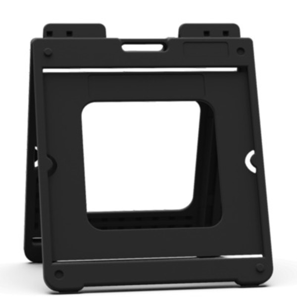 Heavy Duty Plastic A-Frame, 20h x 20w, Black